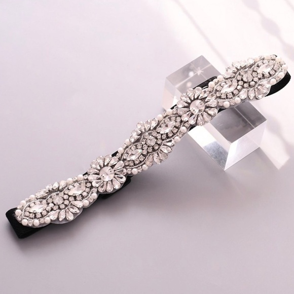 Black Rhinestone Belt - Picture 4 of 7